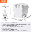 1/3HP 120V Under Sink Sump Pump 1750GPH 18Ft Head Utility Laundry Drain