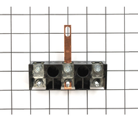 WP9761958 Range Oven Terminal Block Panel Mount 15 Contacts Black ABS Copper