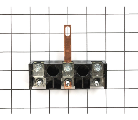WP9761958 Range Oven Terminal Block Panel Mount 15 Contacts Black ABS Copper