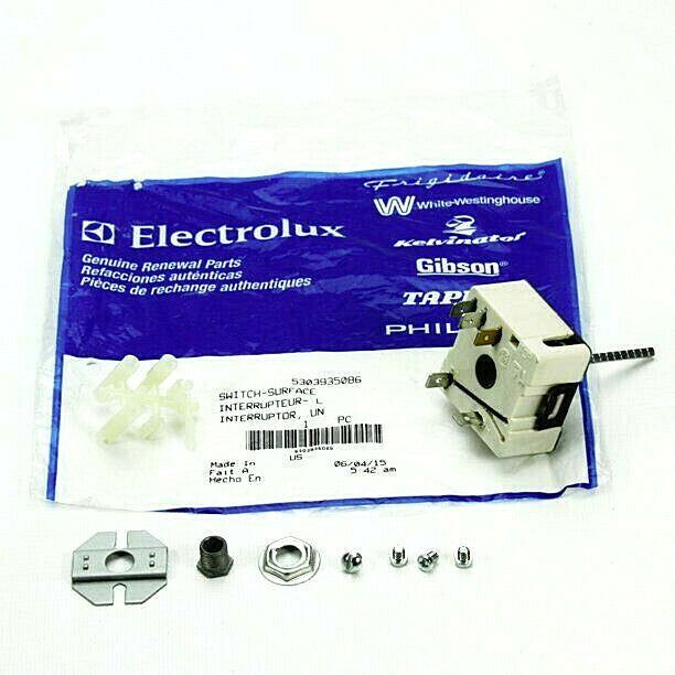 ✅OEM Frigidaire 5303935086 Range Switch Kit