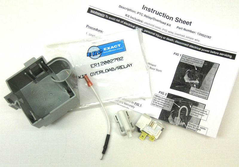 Refrigerator Relay Overload for Whirlpool Maytag 12002782 AP4009659 PS2004057