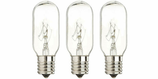 ✅OEM GE WB36X10003 40W Microwave Light Bulb Lamp 40 Watt 130 Volts 3 Pack