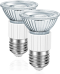 2-Pack JDR 5W LED Range Hood Bulbs 120V E27 50W Halogen Equivalent 3000K