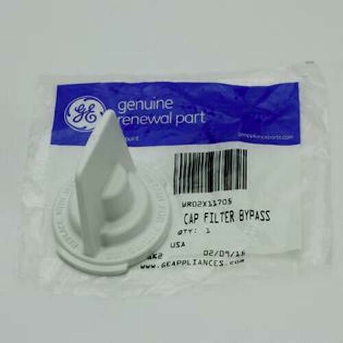 Authentic GE WR17X22070 WR02X11705 Refrigerator Water Filter Bypass
