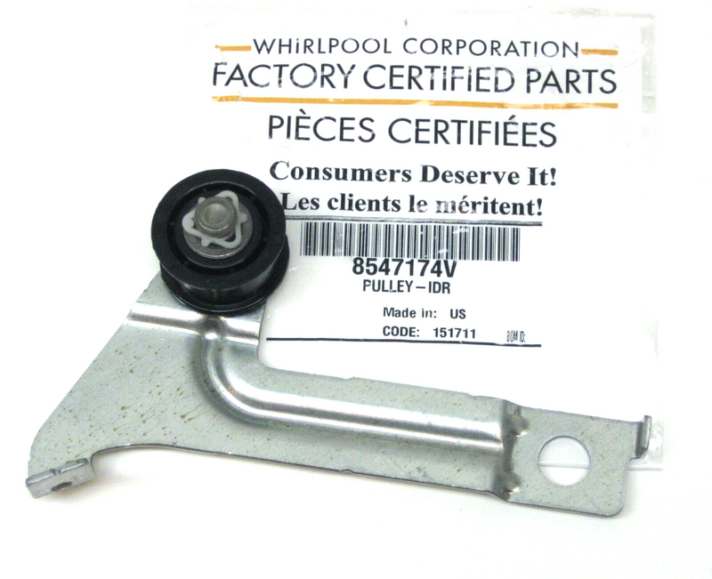 ✅OEM Whirlpool 8547174 Dryer Idler Pulley Wheel