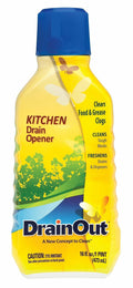 Summit Brands Drain OUT Kitchen Drain Opener, 16 Fl. Oz. Bottle