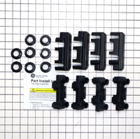 OEM GE Dishwasher Dishrack Carrier and Roller Kit WD01X35298