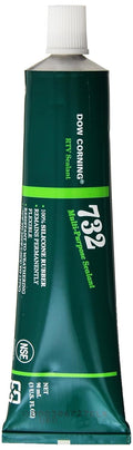 732 Black Multi-Purpose Sealant, -60 to 177 Degree C, 90 mL