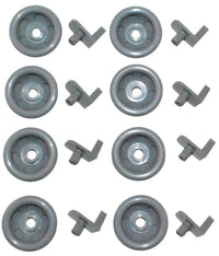 8-Pack Lower Rack Kit Compatible with GE Dishwasher WD12X10277 WD35X21041