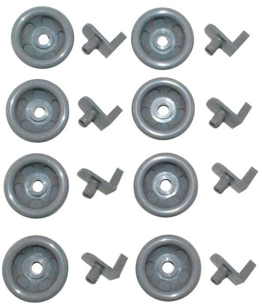 8-Pack Lower Rack Kit Compatible with GE Dishwasher WD12X10277 WD35X21041