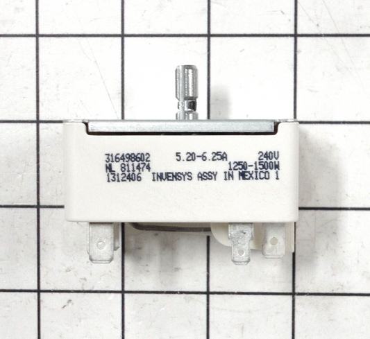 Authentic Frigidaire Burner Infinite Switch 316498602