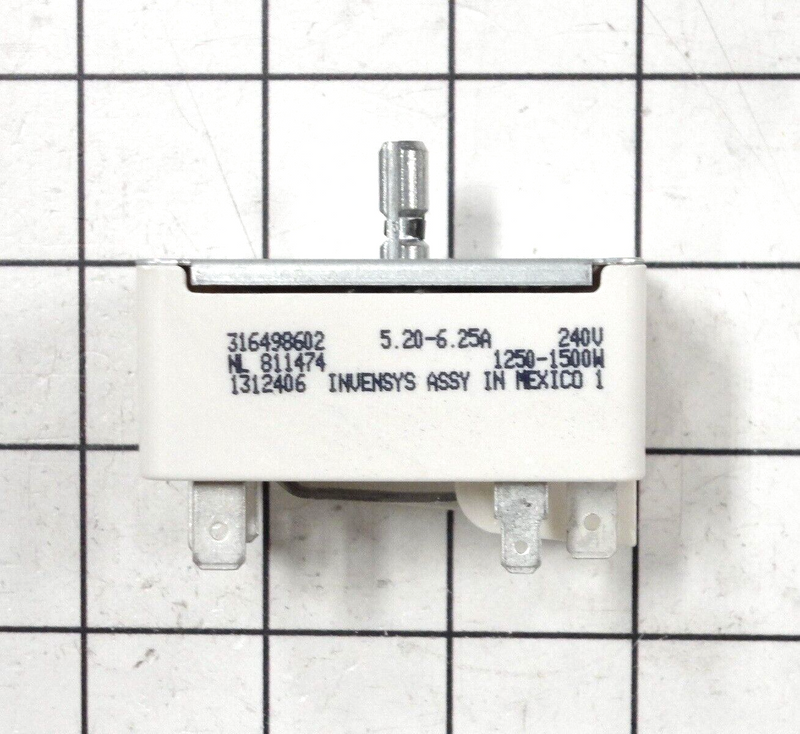 Authentic Frigidaire Burner Infinite Switch 316498602