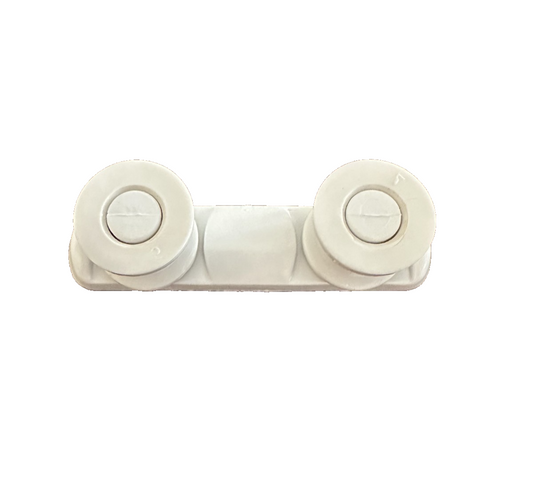 GE Dishwasher Rail Bracket Assembly Replacement for WD12X10221 WD12X23637 White