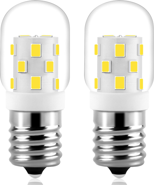 E17 LED Light Bulb 3W 380LM 6000K Daylight White, 8206232A 40W Bulb 2 PK