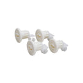 Dishwasher Upper Rack Roller Kit White For General Electric WD12X383