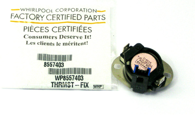 ✅OEM Whirlpool 8557403 Dryer Thermostat Fix