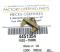 ✅OEM Whirlpool WP4451354 Oven Thermal Fuse 4451354
