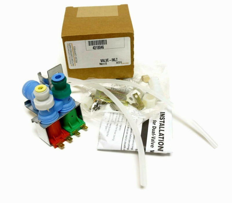 ✅OEM Whirlpool WP4318046 Refrigerator Water Valve Kenmore 431804 AP3103466