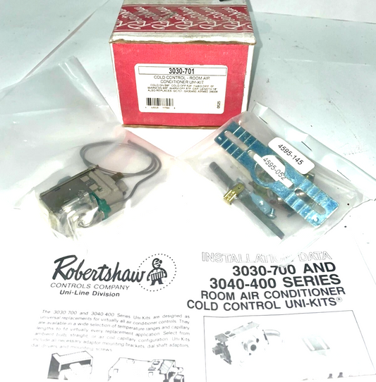 ROBERTSHAW, 3030-701, AIR CONDITIONER COLD CONTROL, 120/240VAC. (16C-4)