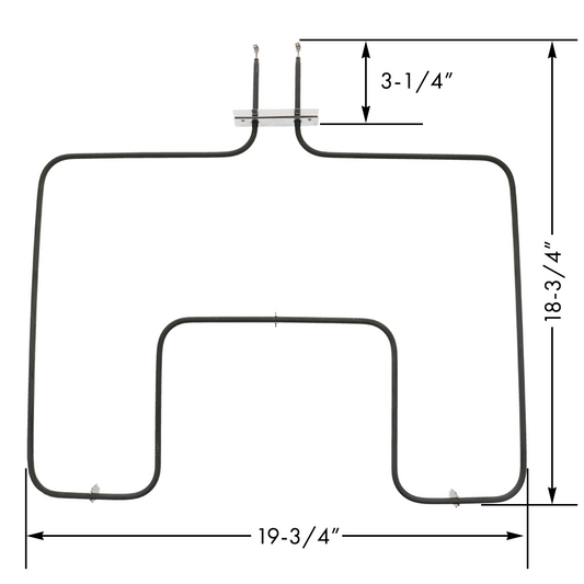Bake Element for Frigidaire Tappan AP5590131 PS3633414 318255006 ERB5002