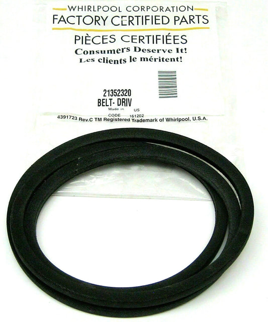 ✅OEM Whirlpool Washer Drive Belt 21352320 AP6005822 21001478 PS11738882