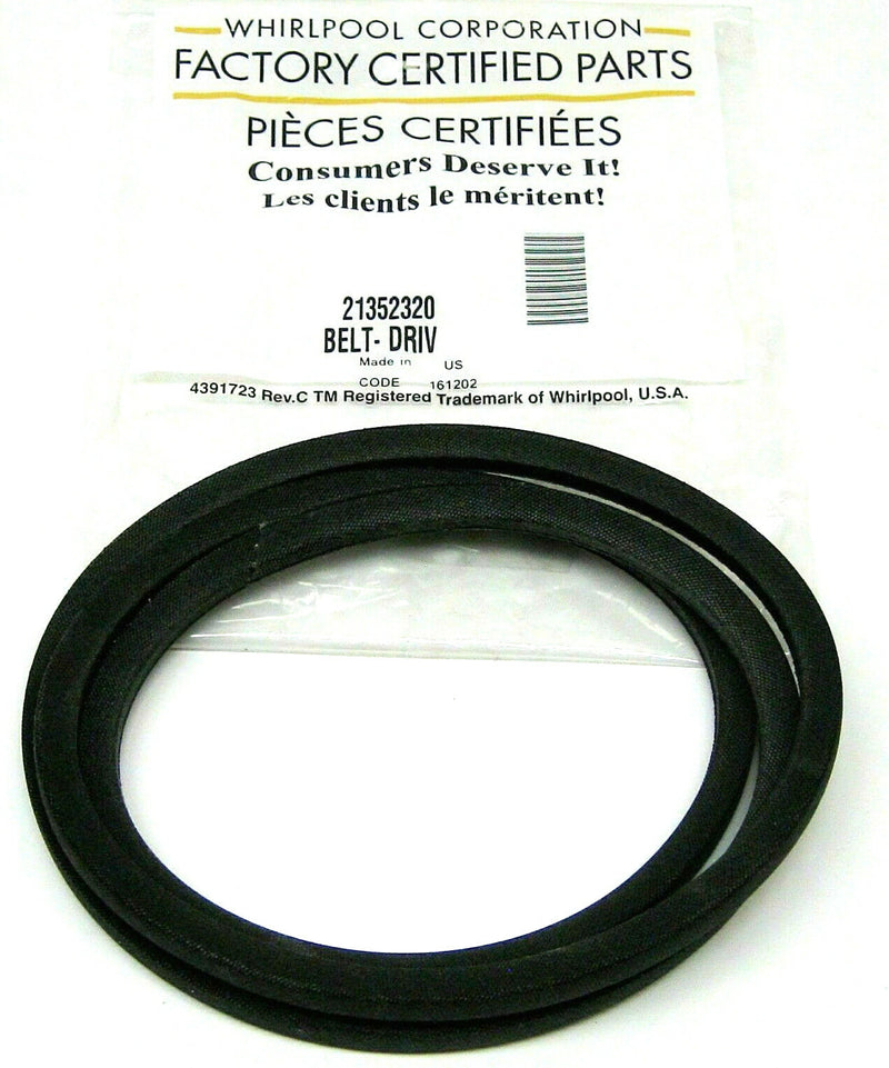 ✅OEM Whirlpool Washer Drive Belt 21352320 AP6005822 21001478 PS11738882