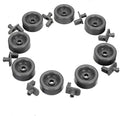 WD35X21041 Lower Rack Kit 8 P for GE Dishwasher WD12X10136 WD12X10107 WD12X10126