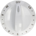 Authentic Frigidaire White Burner Knob 316442400