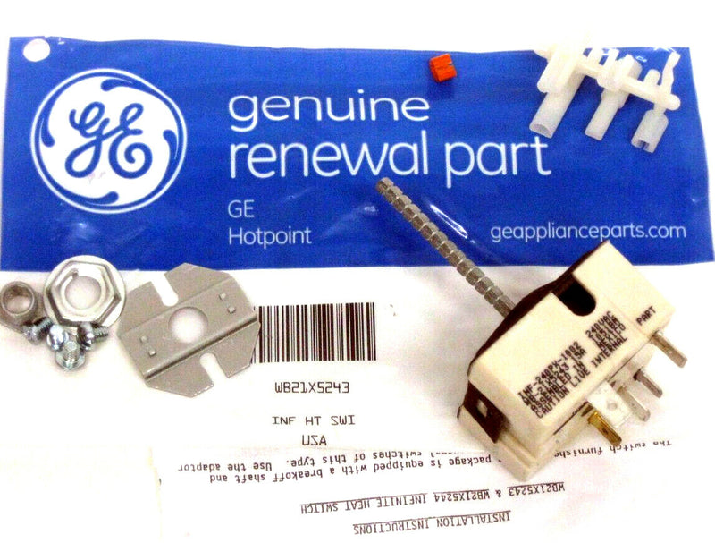 ✅OEM GE WB21X5243 Range Burner Infinite Switch Kit WB21X36771