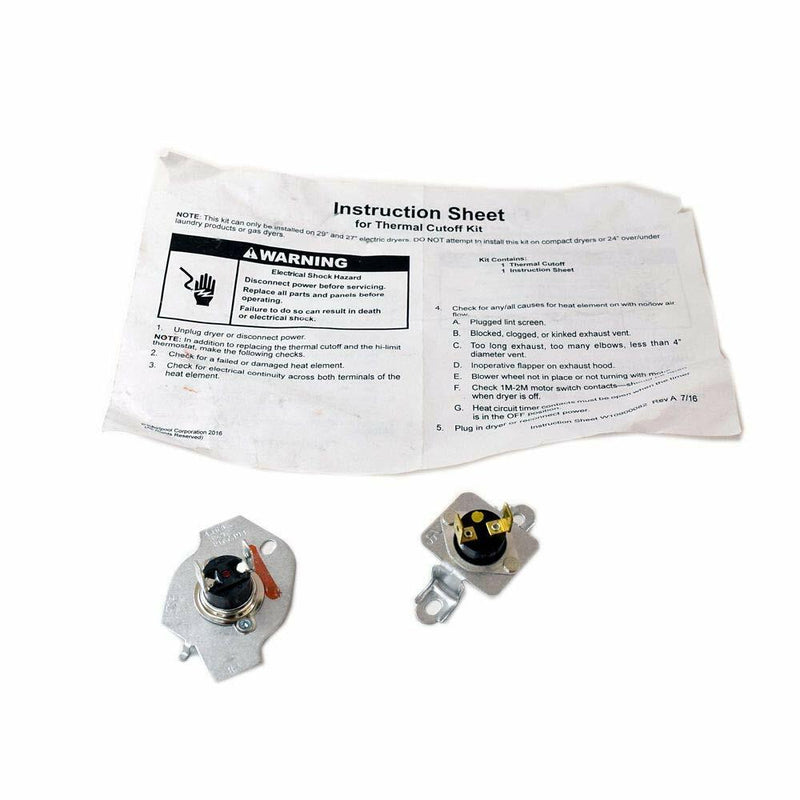 ✅OEM Whirlpool W11050897 WPW11050897 Thermal Cutoff Thermostat Fuse PS12070444