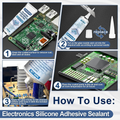 Silicone Conformal Coating Sealant Transparent Waterproof Electronics 100ml