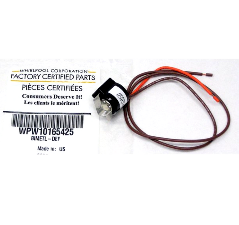 ✅OEM Whirlpool WPW10165425 W10165425 Refrigerator Bi Metal Defrost Thermostat