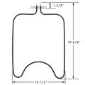 Oven Bake Element for Frigidaire 5309950887 202-871896-001 454168 ERB979