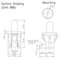 Refrigerator Switch for Frigidaire 297243800