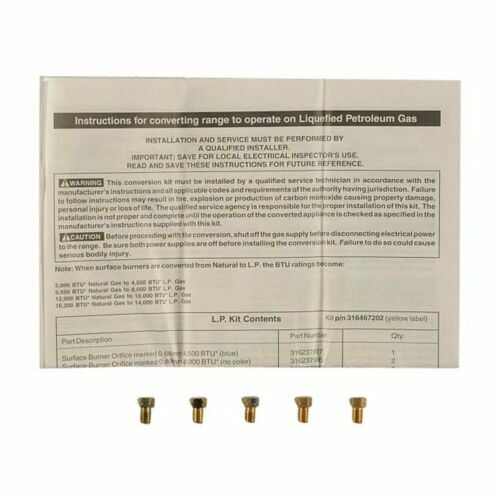 ✅OEM Whirlpool 316467202 Kenmore Range Lp Conversion Kit