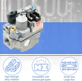 700-506 Gas Valve, Fast Opening, 200000 BTU/H, Combination Gas Valve, Inlet Filt