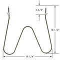 Oven Bake Element Kenmore Frigidaire 316075103 316075104 316282600 AP2125026