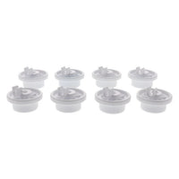 Dishwasher Roller Kit for Bosch 12004485, 00617087, 617087 8-PACK WHITE