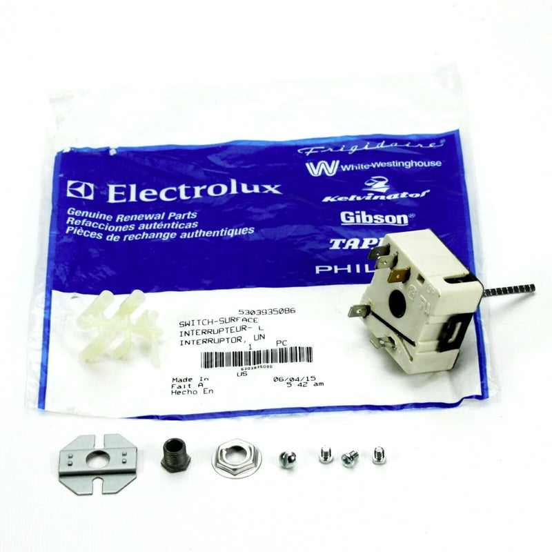 OEM Frigidaire 5303285143 Burner Infinite Switch AP2591804 5303935086
