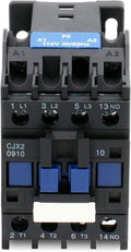 US Seler 3-Pole AC Contactor CJX2-0910 110VAC Coil, 3NO+1NO Auxiliary 660V 3-Ph