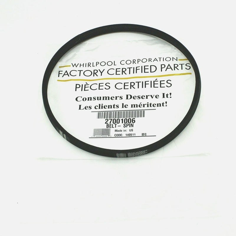 ✅OEM Whirlpool WP27001006 27001006 Washer Drive Belt