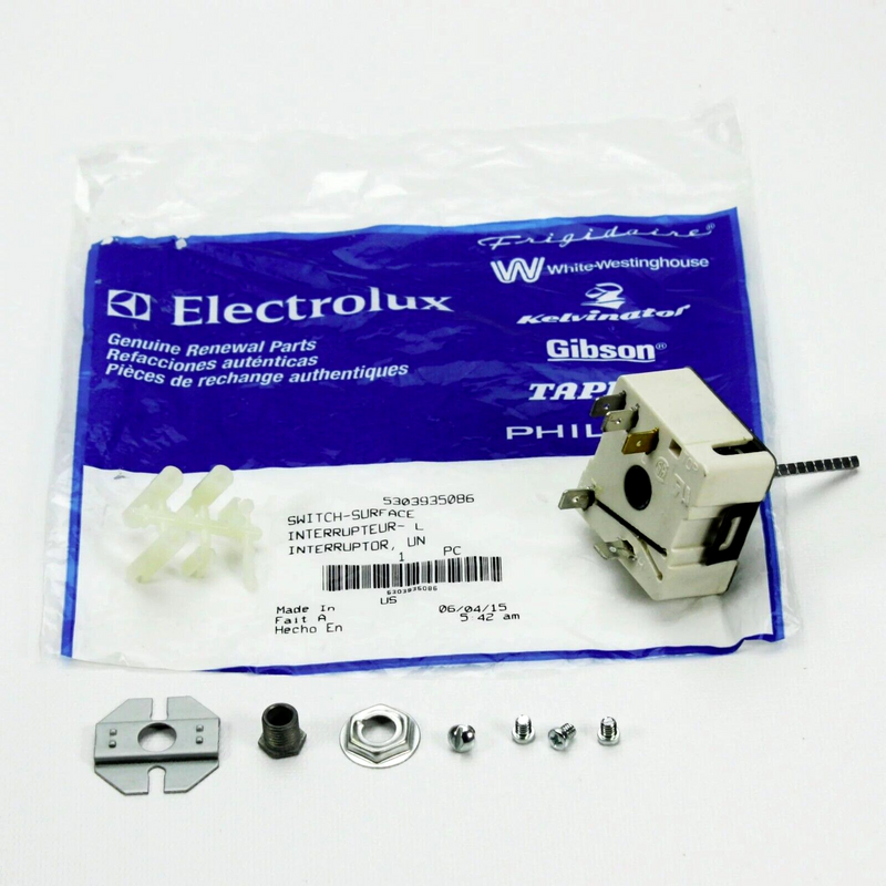 ✅OEM Frigidaire 318120504 5303935086  Burner Infinite Switch NEW!