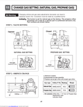 Dryer LP Gas Conversion for LG 383EEL3002D