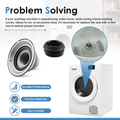 6-2095720 Washer Tub Seal Kit Compatible with Whirlpool Maytag Replaces AP439001