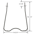 Oven Bake Element 326791, AH340505, EA340505, PS340505, OEM9287492, WB44X238