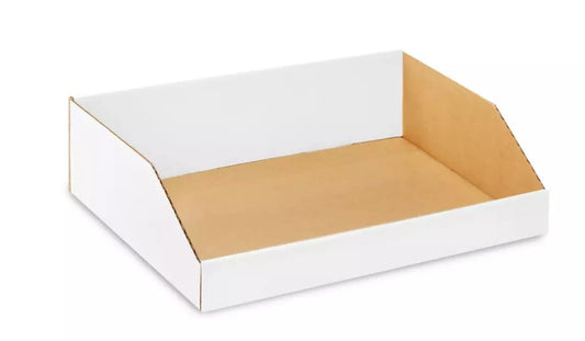 Uline 16x12x4.5 Corrugated Cardboard Bin Box S-16266 PACK OF 45