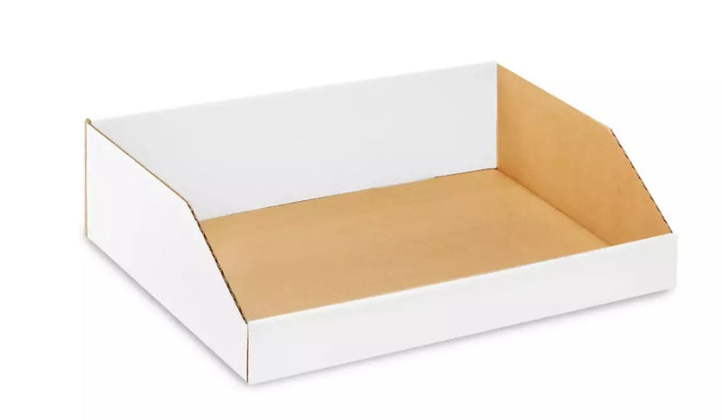 Uline 16x12x4.5 Corrugated Cardboard Bin Box S-16266 PACK OF 45