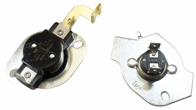 Supco SET197 Clothes Dryer Thermostat Kit fits Roper, Kenmore, Whirlpool 3977767