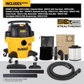 6 Gallon STEALTHSONIC Wet Dry Shop Vac, Powerful Suction & Portable Shop Vacuum