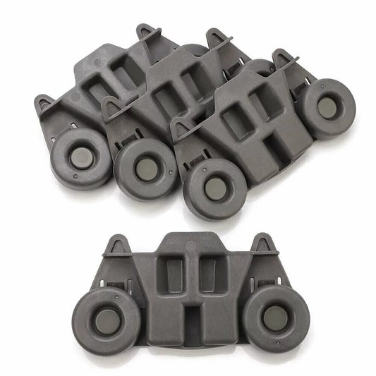 Dishwasher Lower Dishrack Wheel Assembly for Whirlpool W10195416 (4-pack)